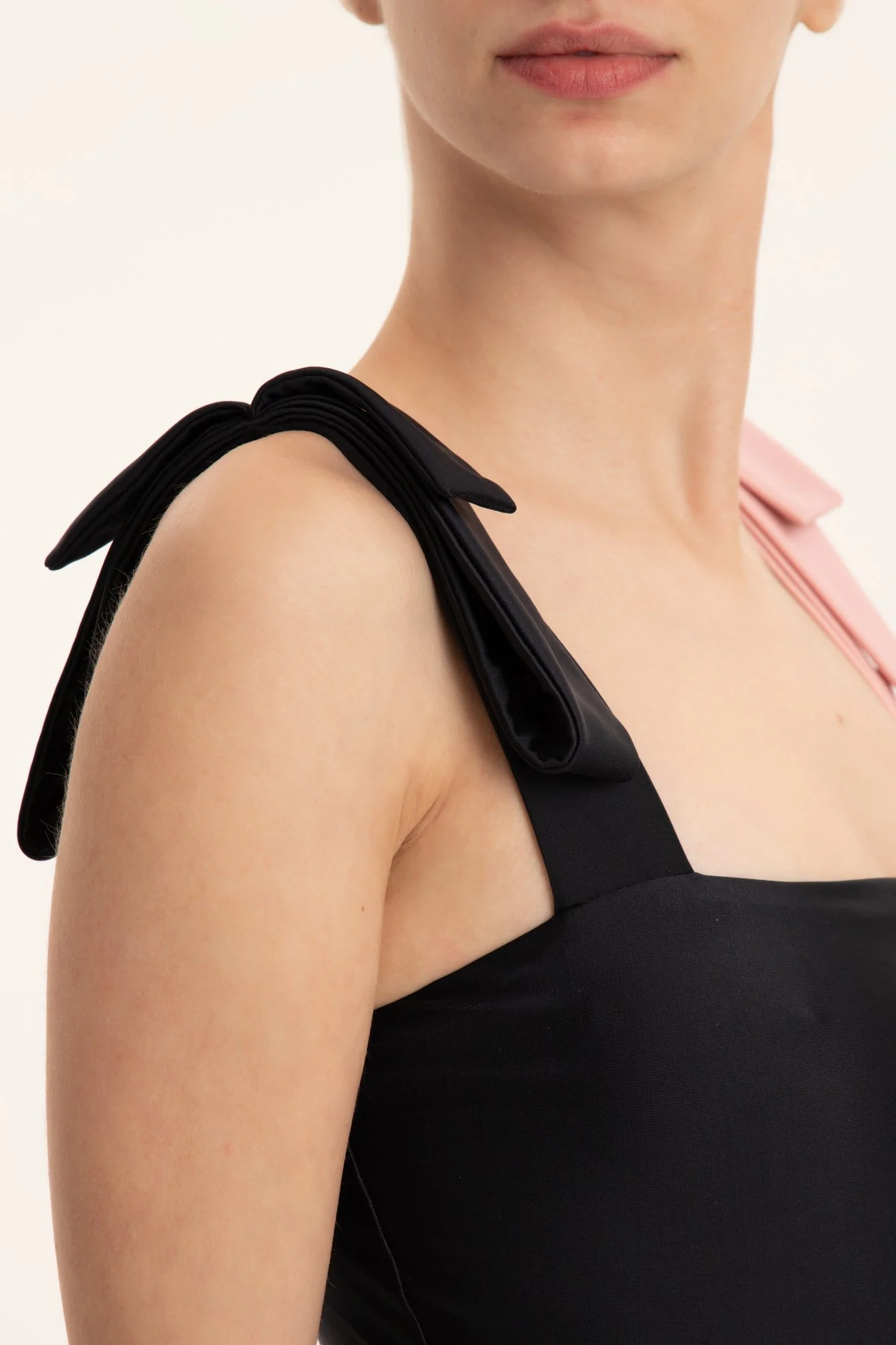 Bicolor Swimsuit With Straps - Image 3