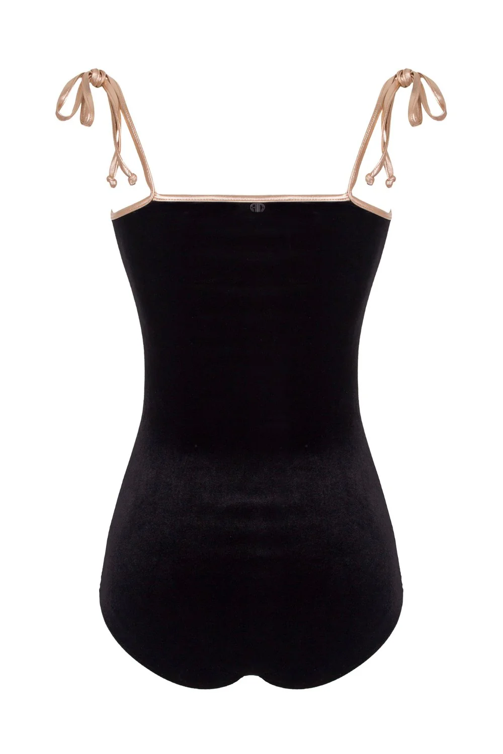 Cavaliere Velvet Swimsuit With Straps - Image 3