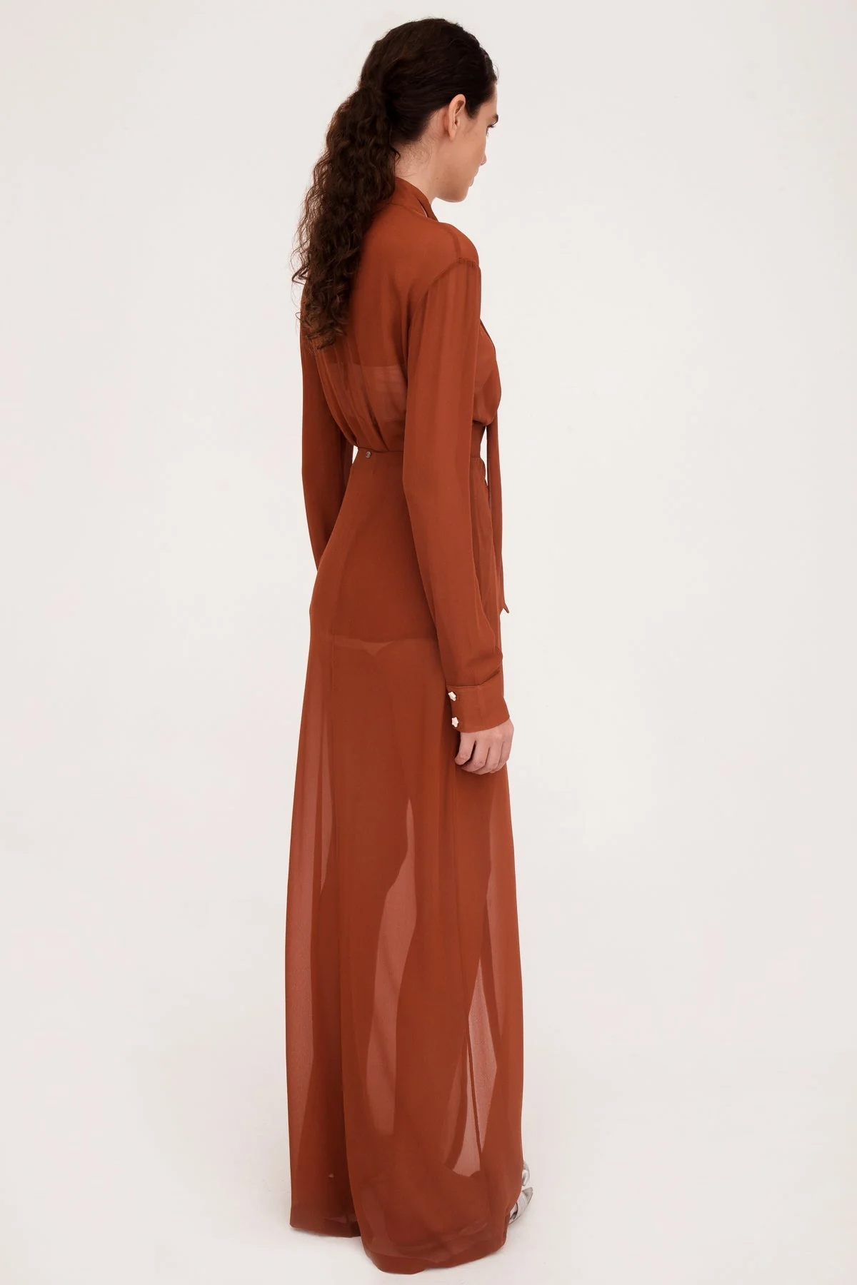 Constellation Long Sleeve Shirt With Tie - Image 4