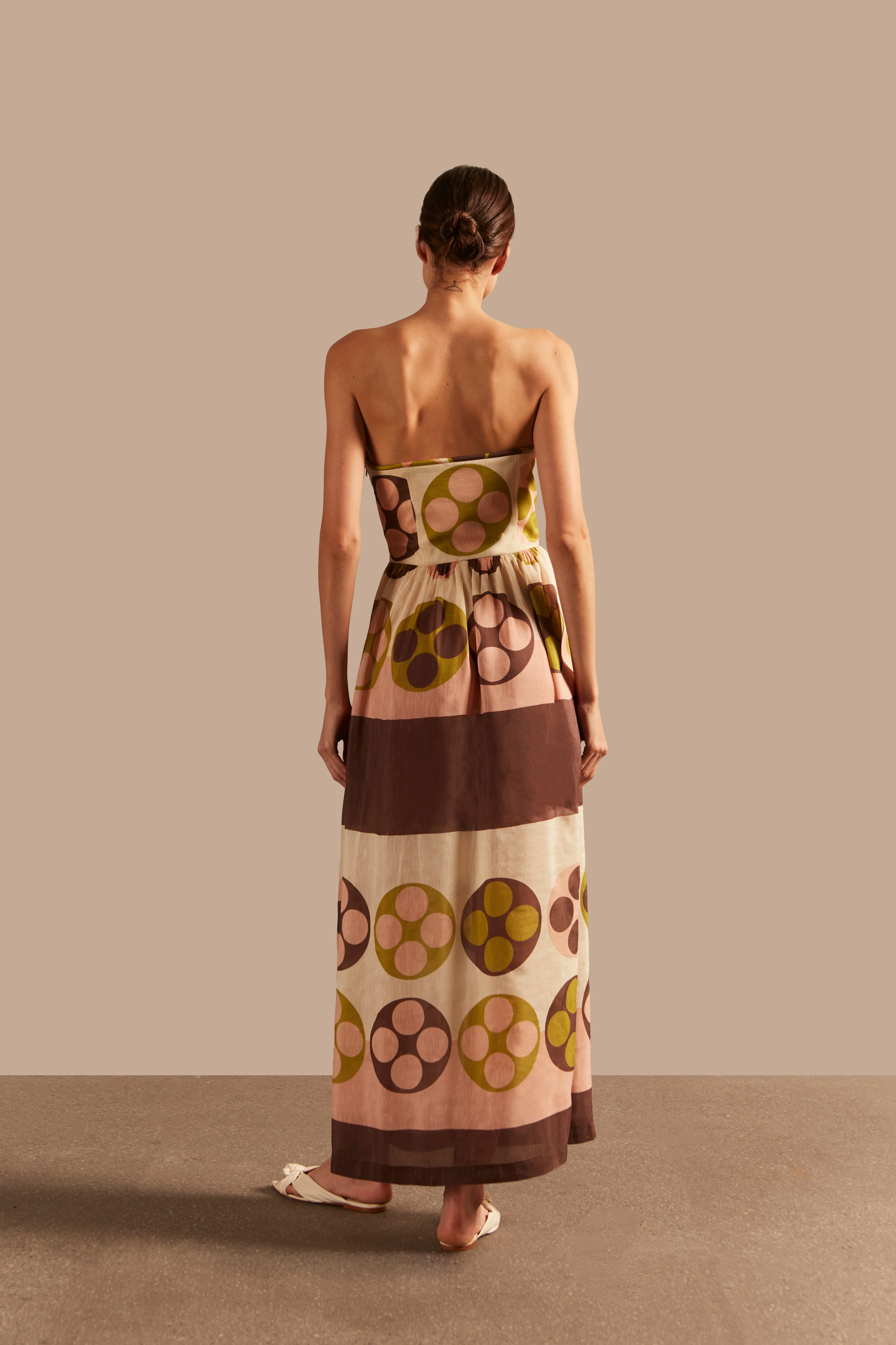 Giardino Strapless Long Dress - Image 3