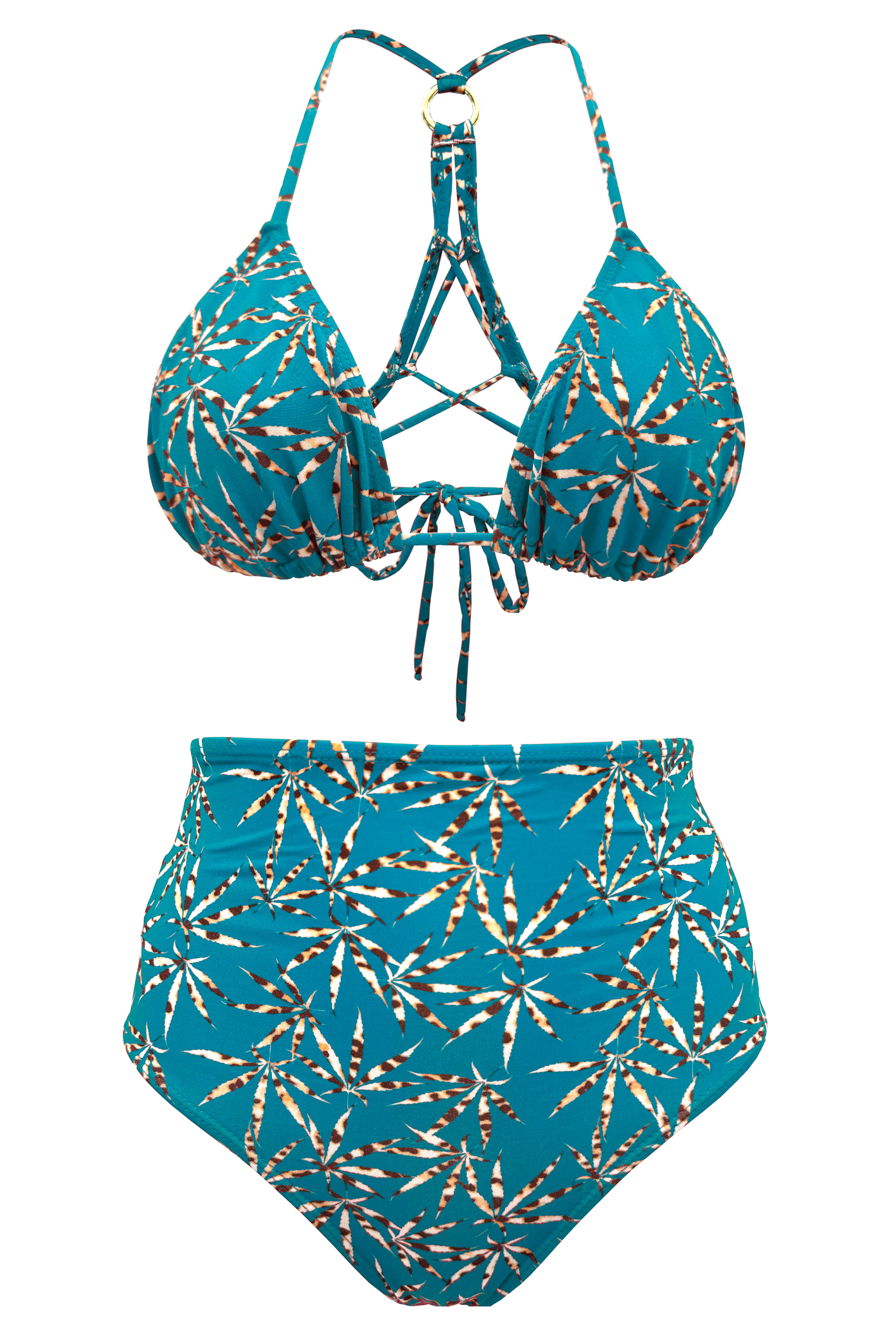 Hemp Leopard Print Hot Pants - Image 3