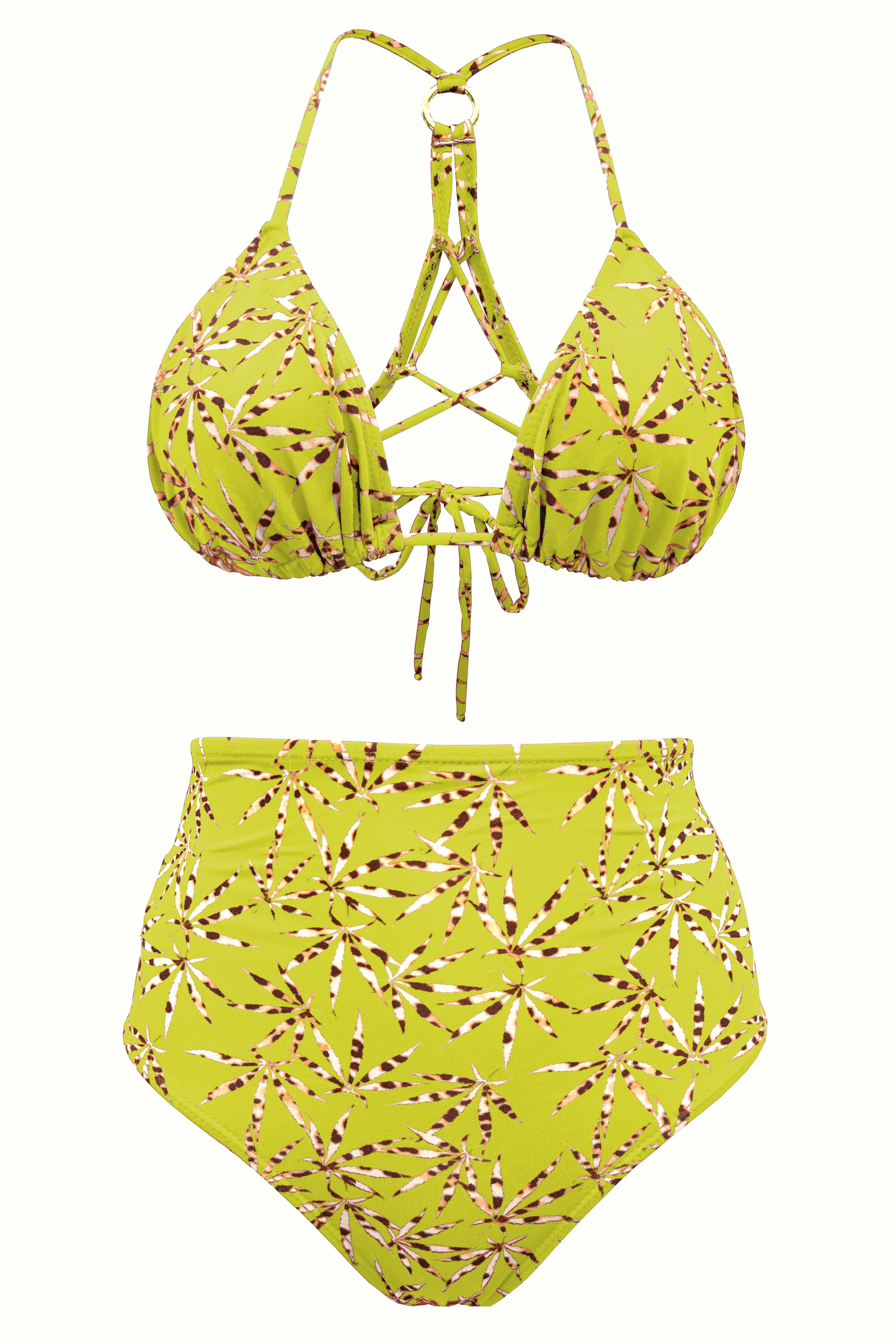 Hemp Leopard Print Hot Pants - Image 8