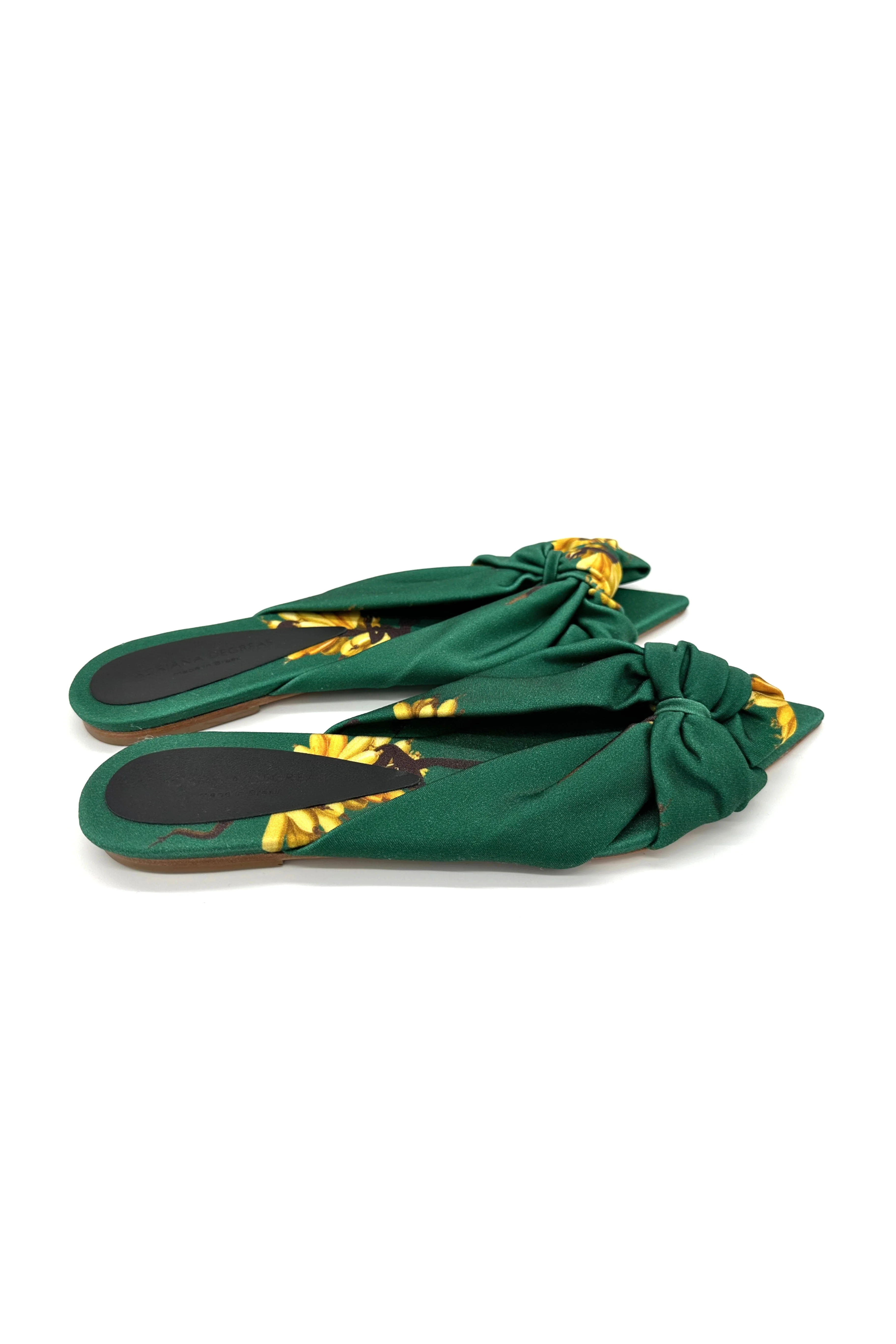 Josephine Baker Flat Sandals With Knot Detail - Image 3