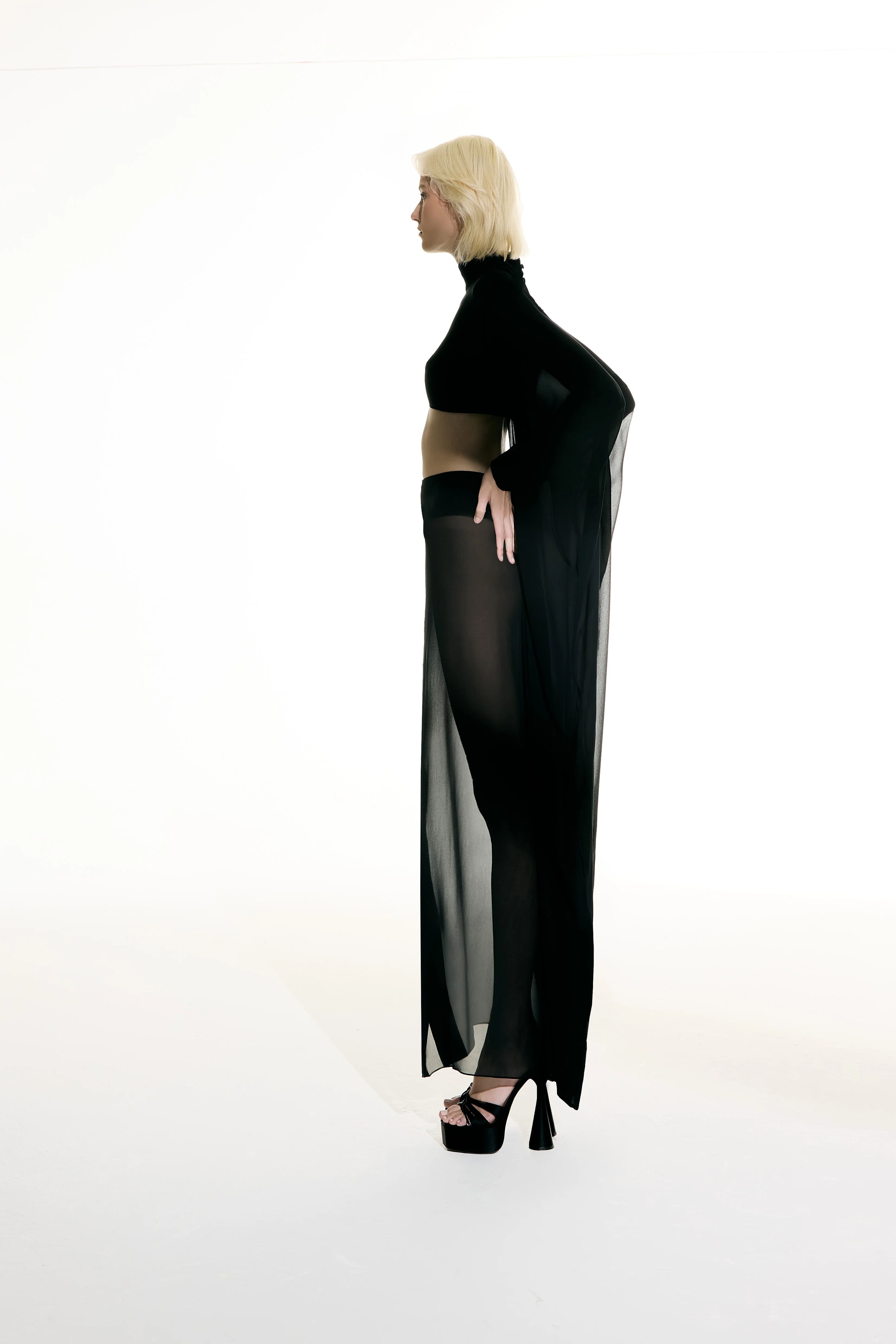 Maxi Skirt and Wide Sleeve Top Set - Image 4