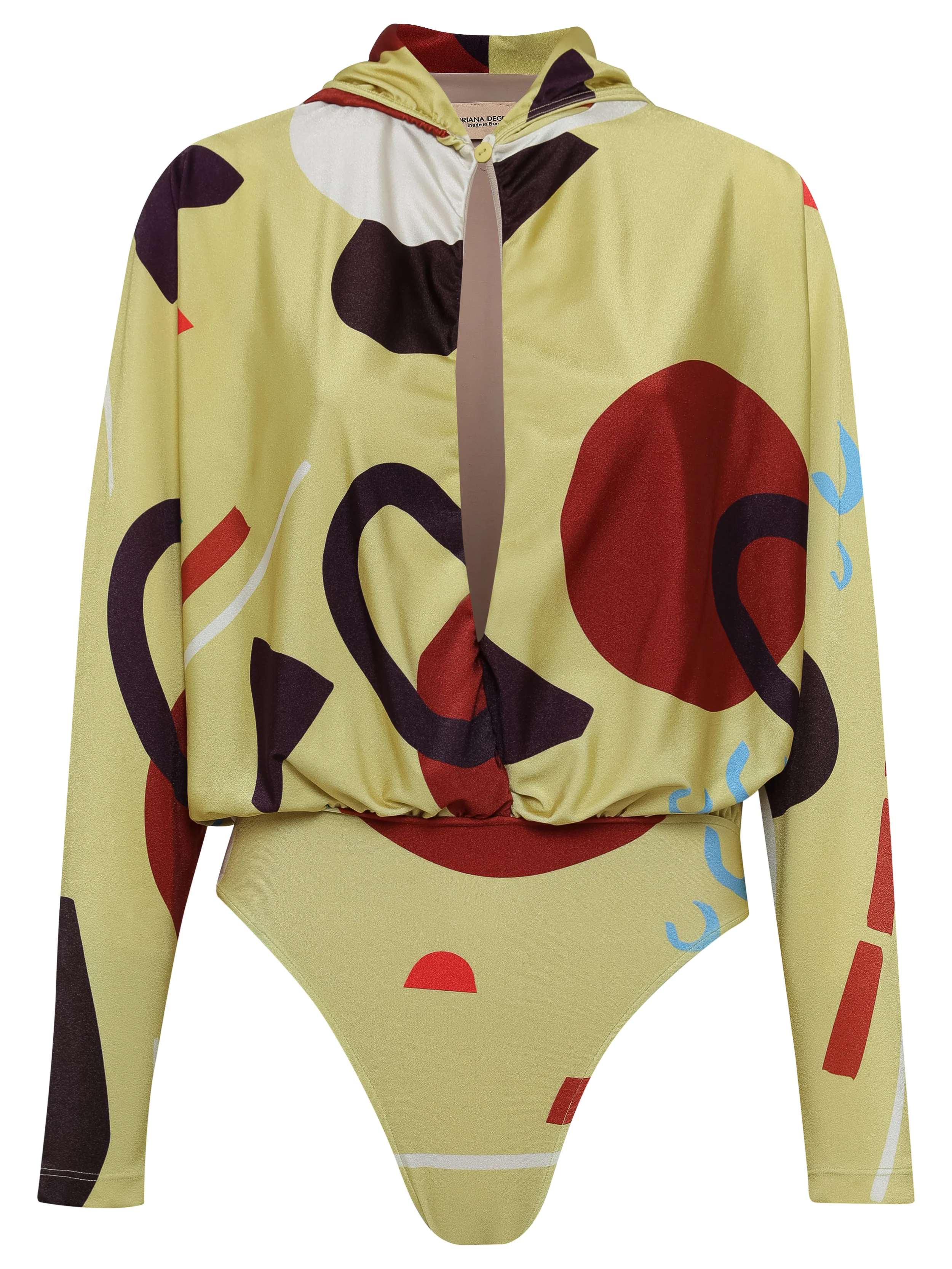 Modernism Long-Sleeve Hooded Bodysuit - Image 3