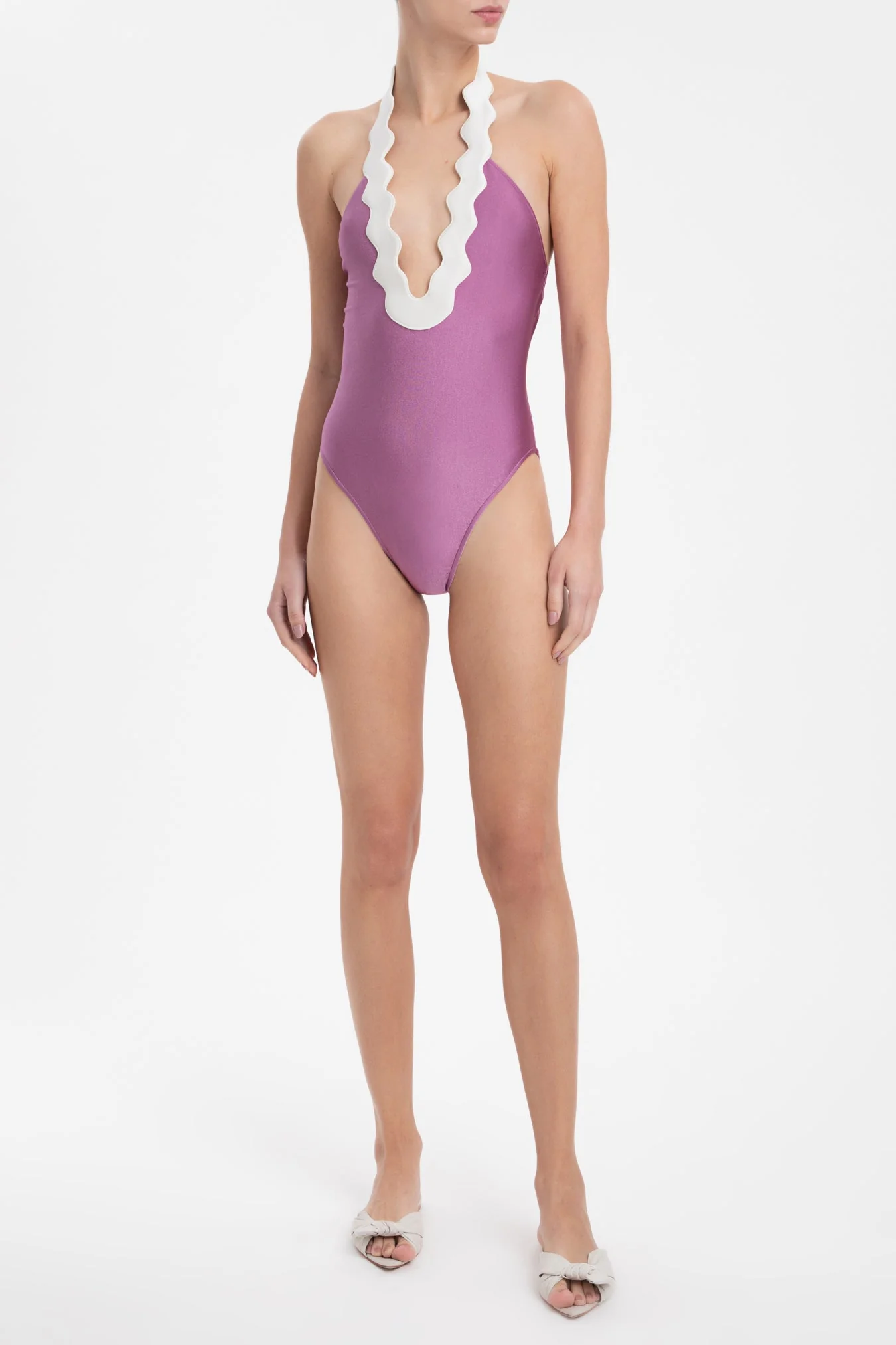 Moves High-leg Halterneck Swimsuit - Image 5