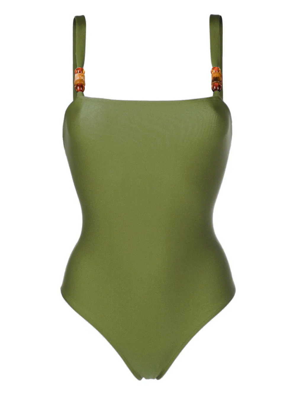 New Pois Solid Straps Swimsuit - Image 3