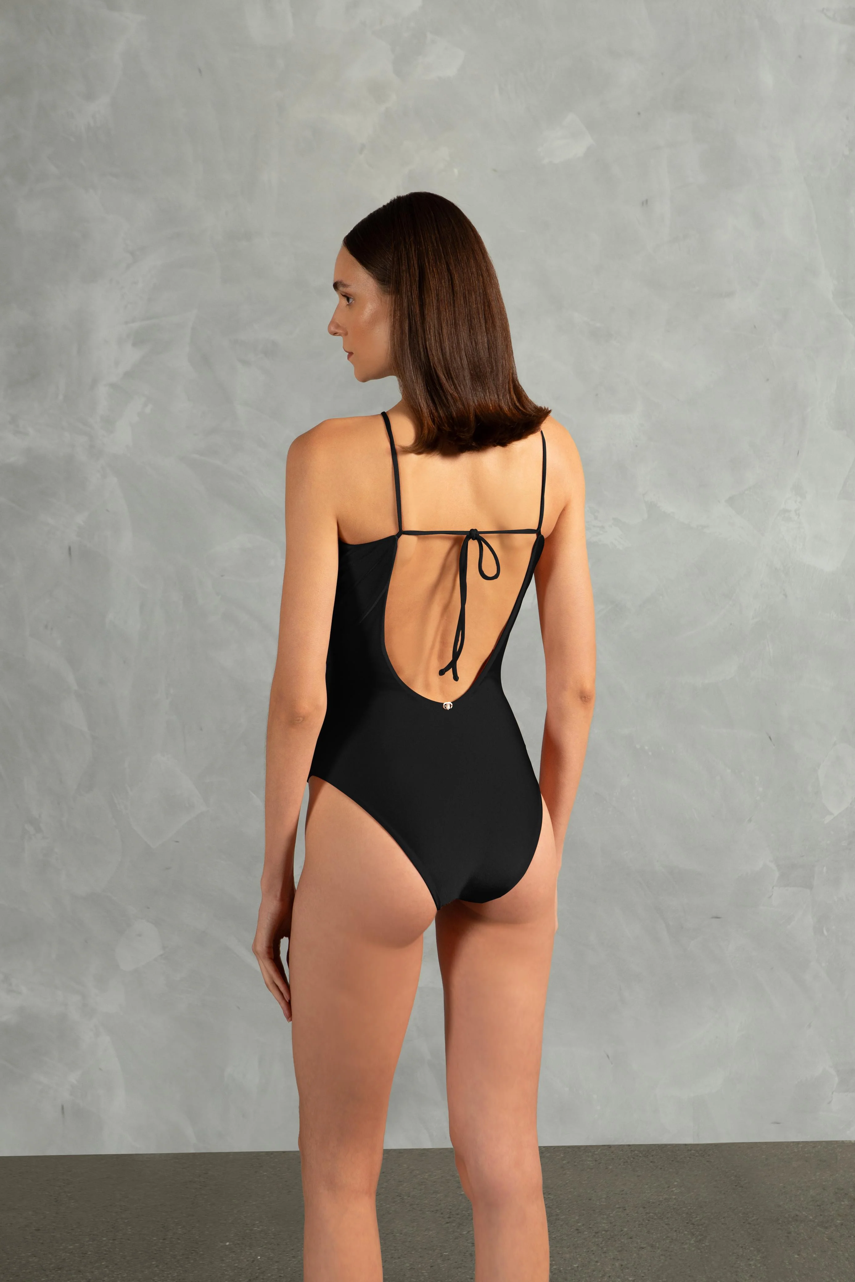 Oysters Solid Cut-Out Swimsuit With Pearls - Image 6