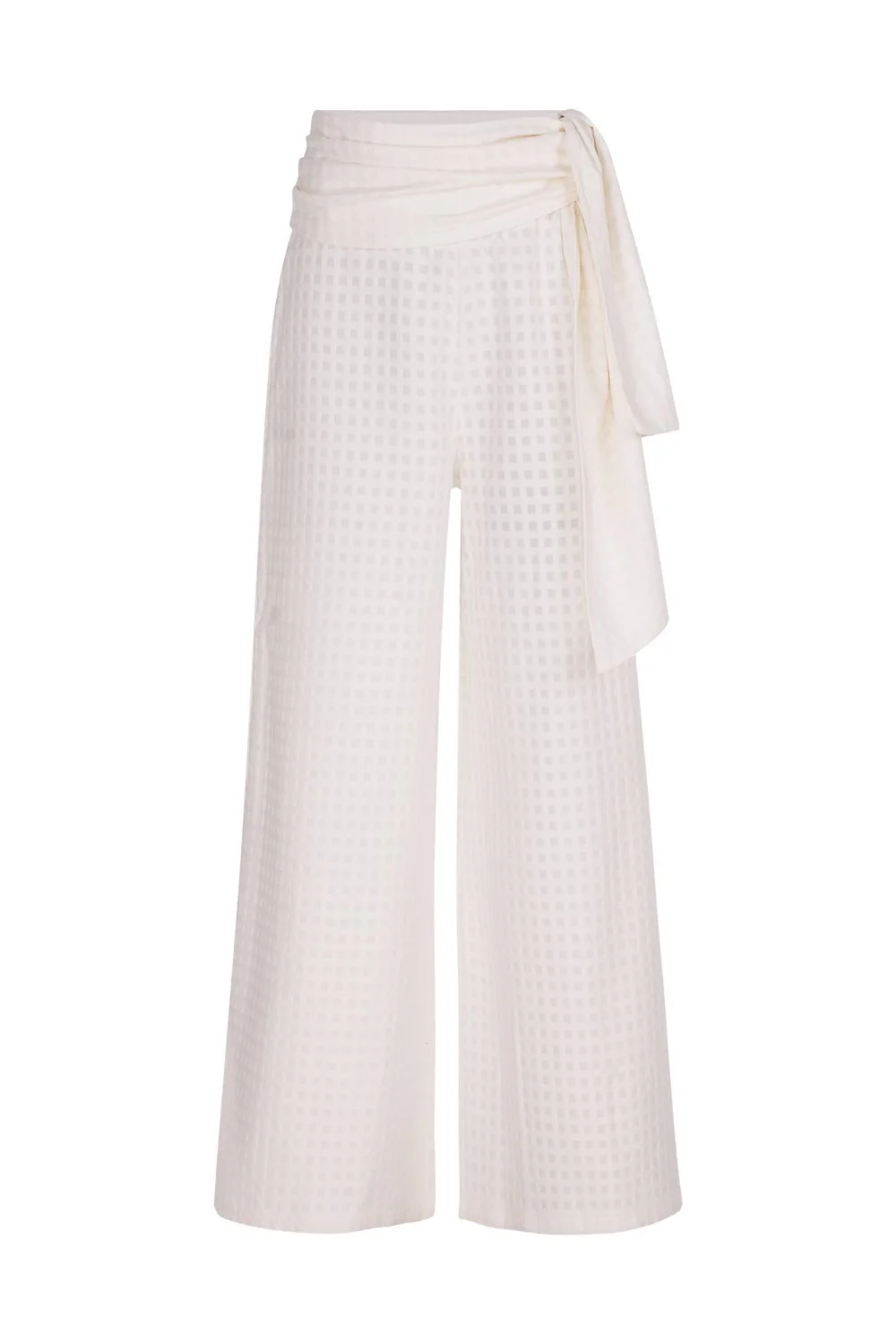 Porto Wide Leg Pants with Sash - Image 5