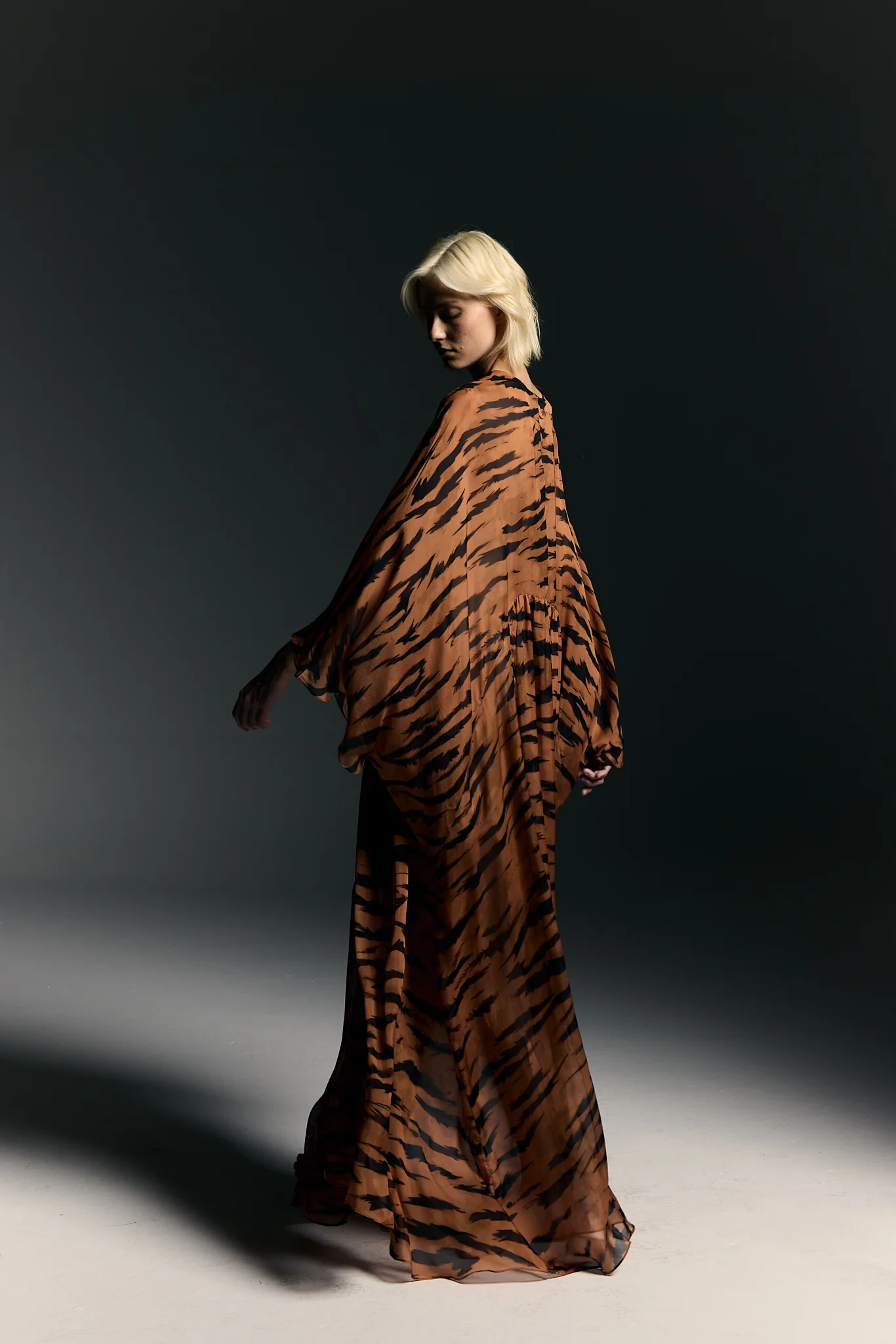 Silk Maxi Kaftan - Image 3