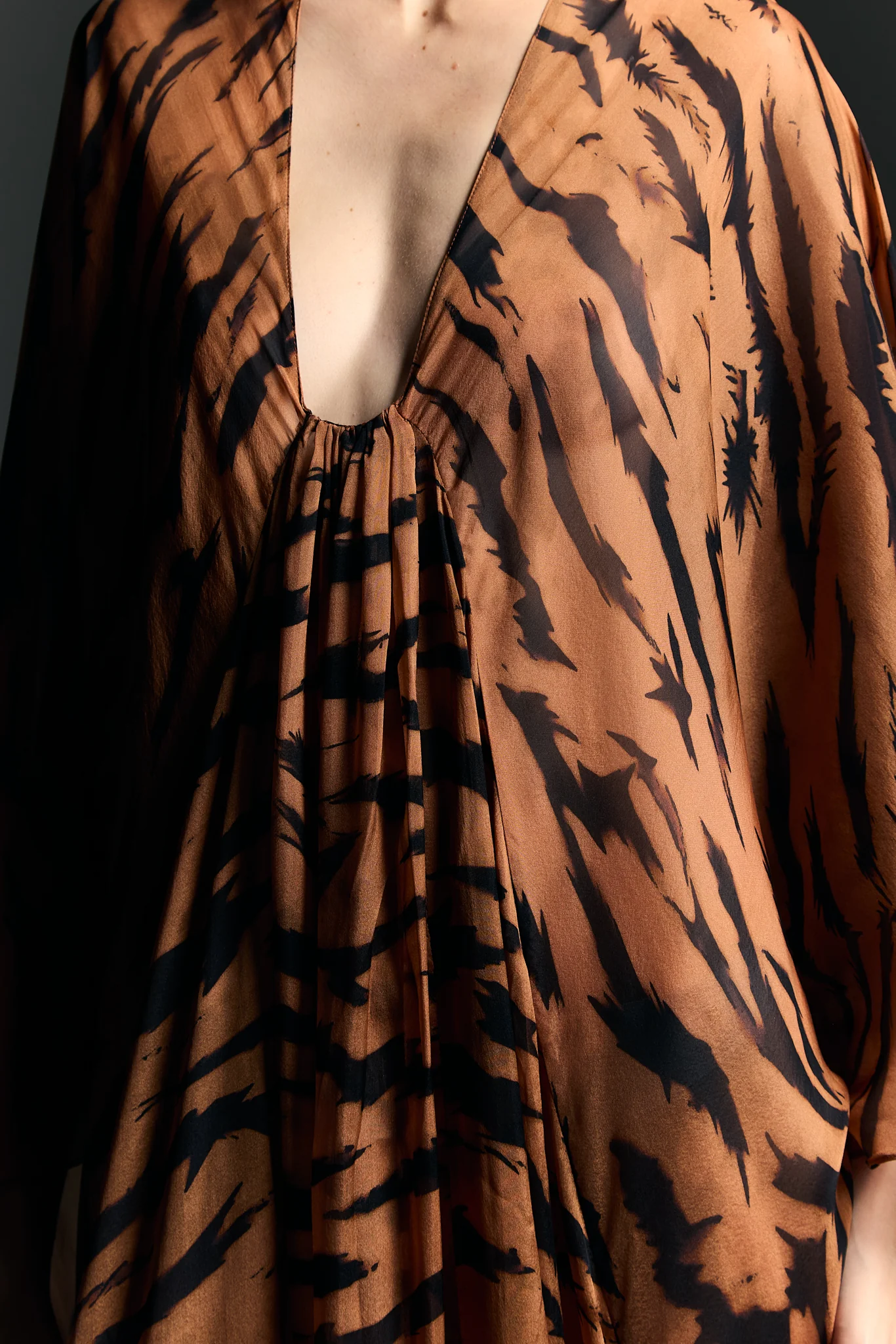 Silk Maxi Kaftan - Image 4