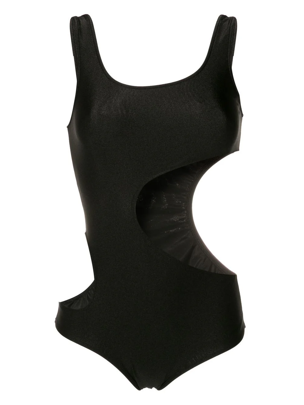 Solid Cut-Out Swimsuit - Image 4