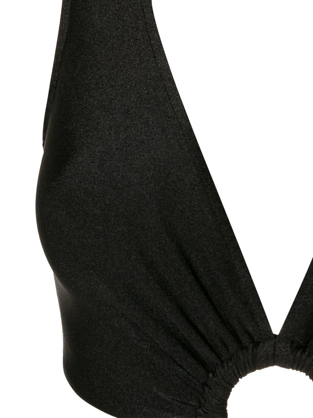 Solid Cut-Out Swimsuit With Hoop - Image 6