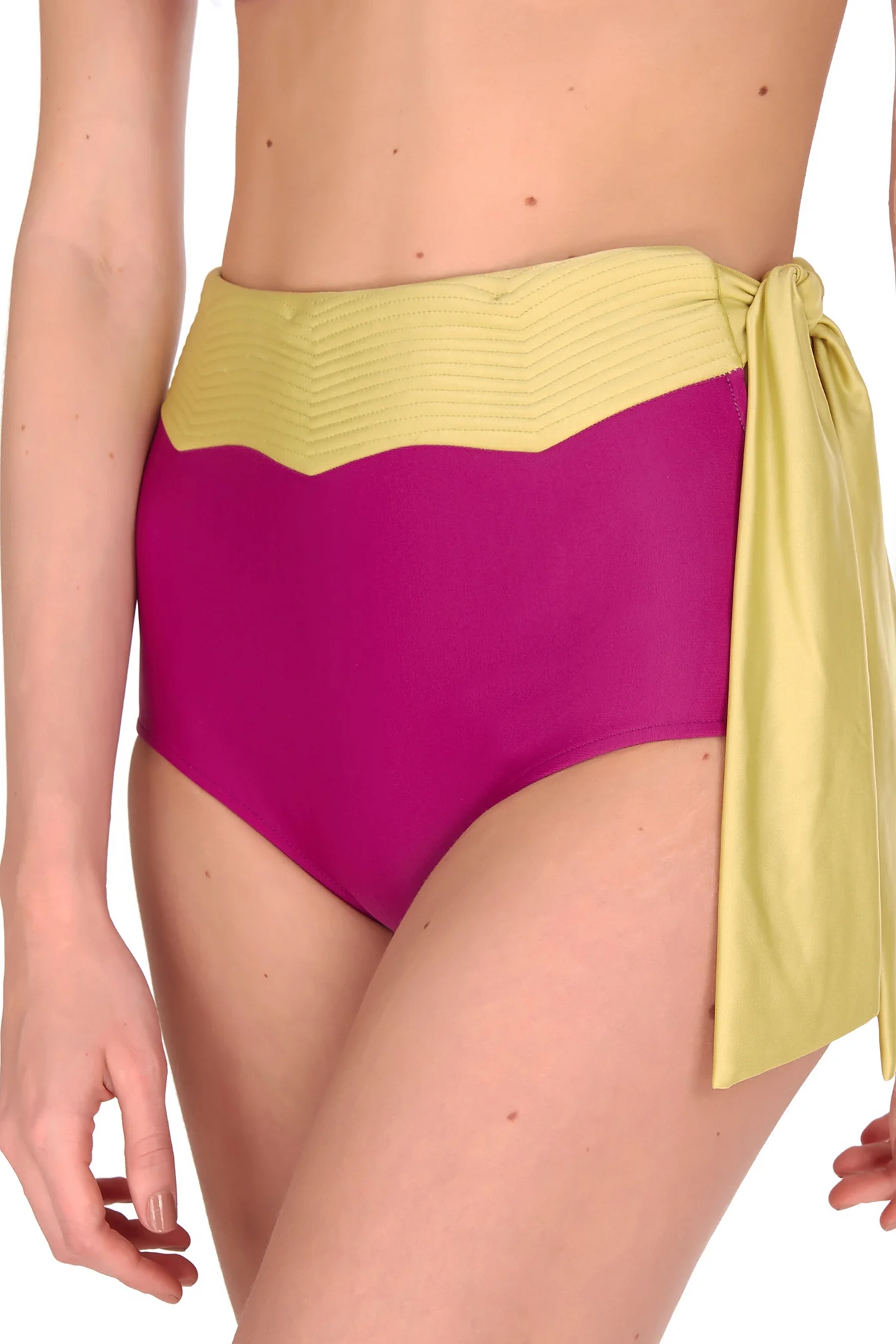 Solid Hot Pants With Matelasse Detail - Image 3
