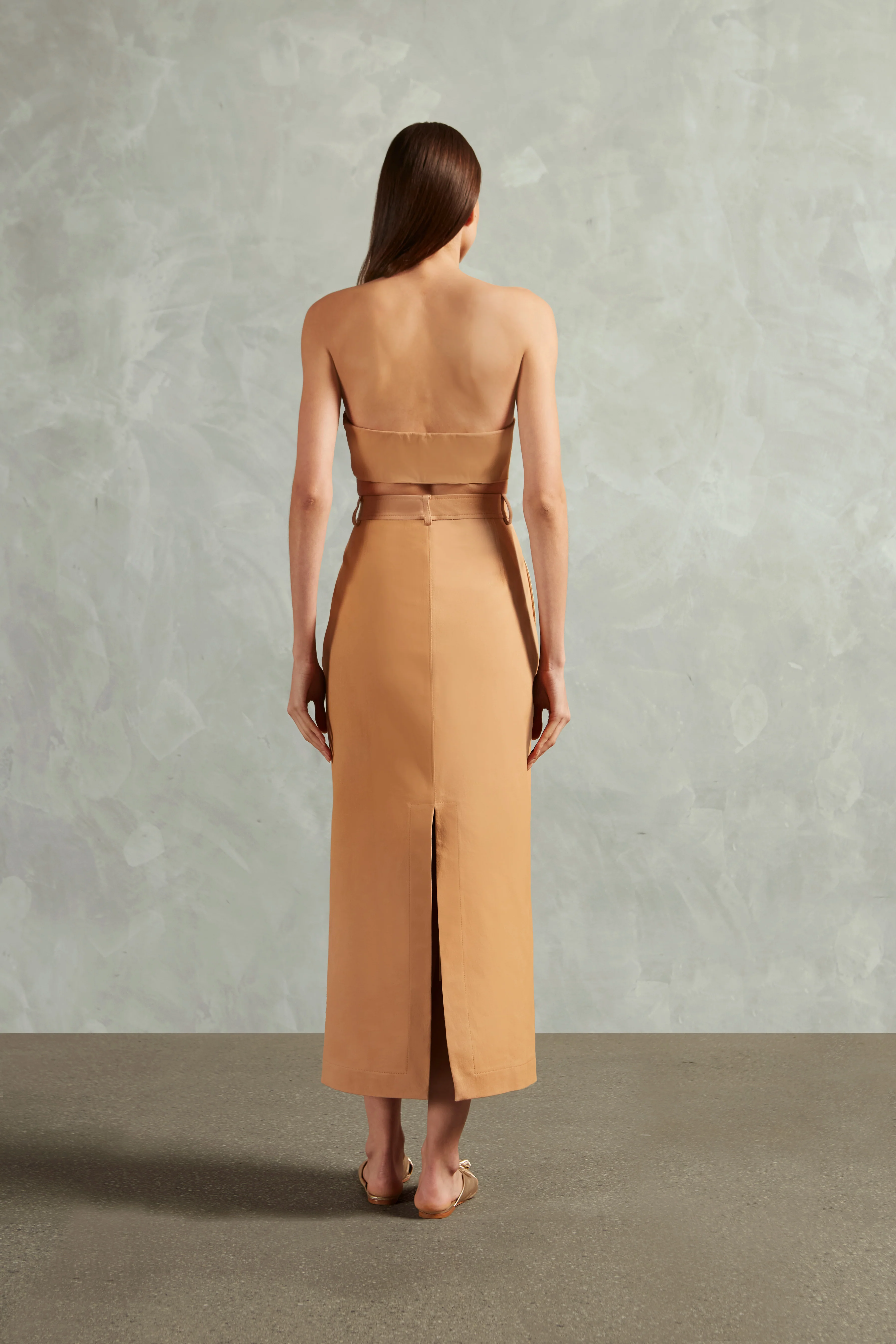 Bicolor Solid Strapless Top - Image 3