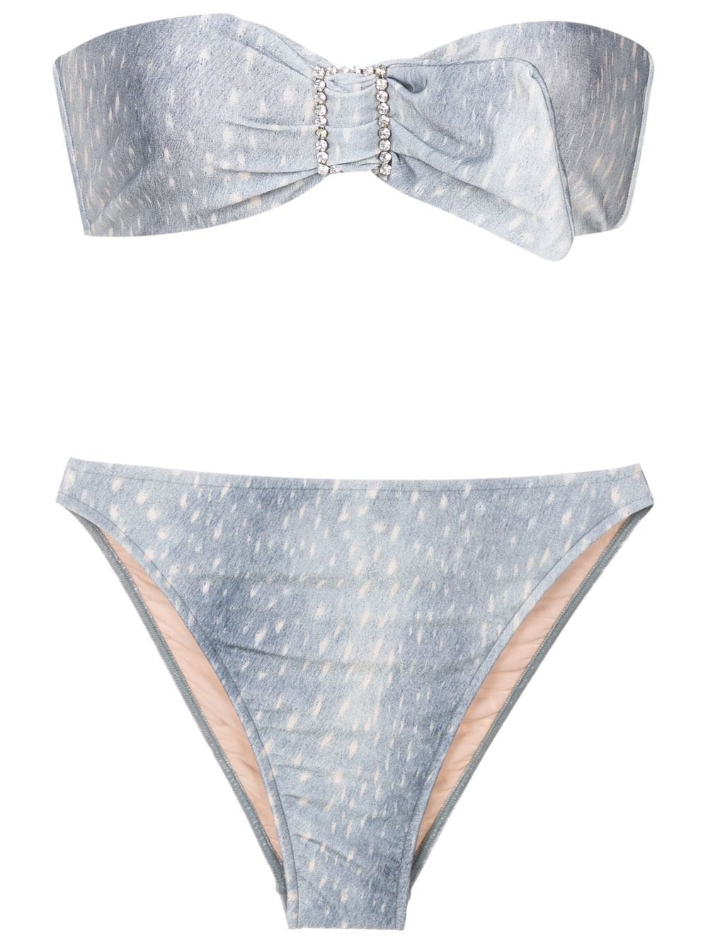 Stone High-Leg Strapless Bikini - Image 5