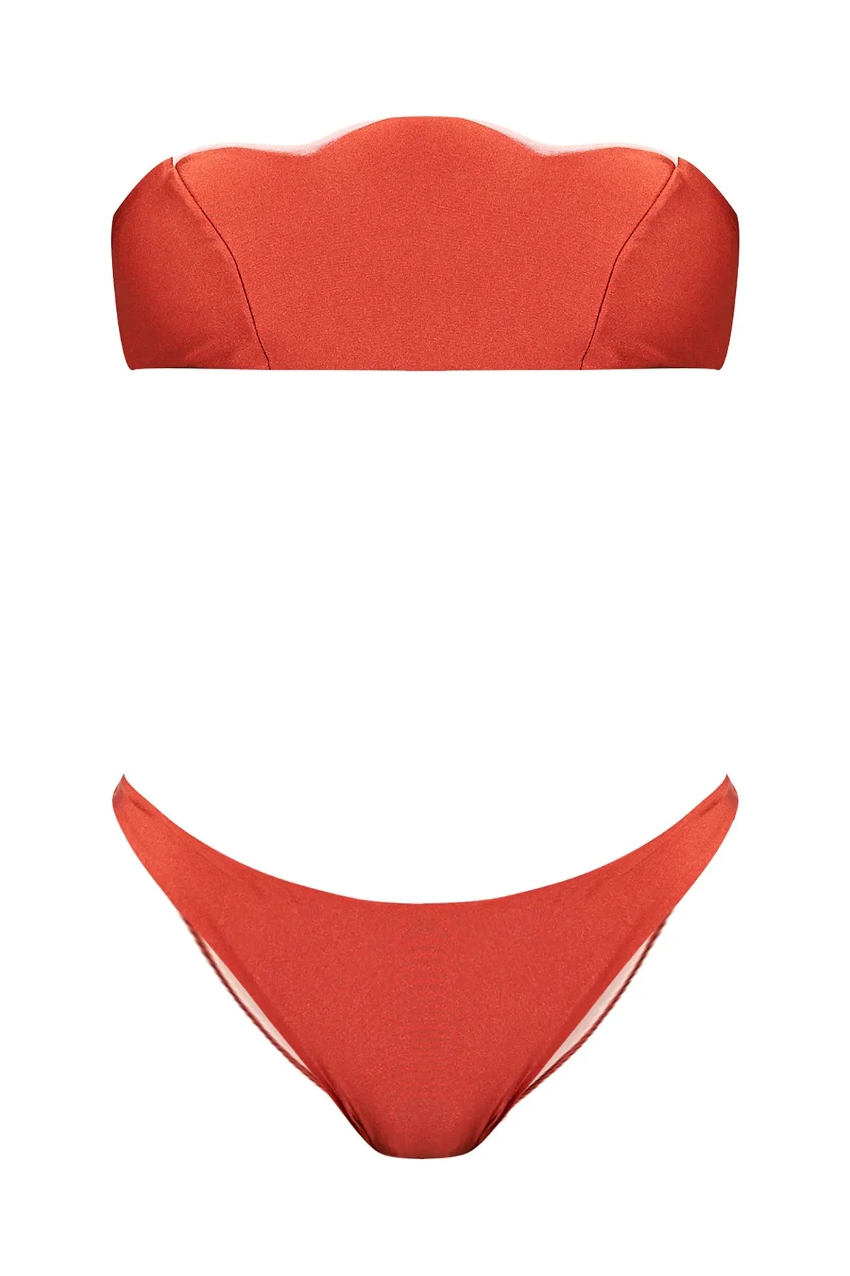 Vintage Lily Solid Strapless Bikini - Image 4