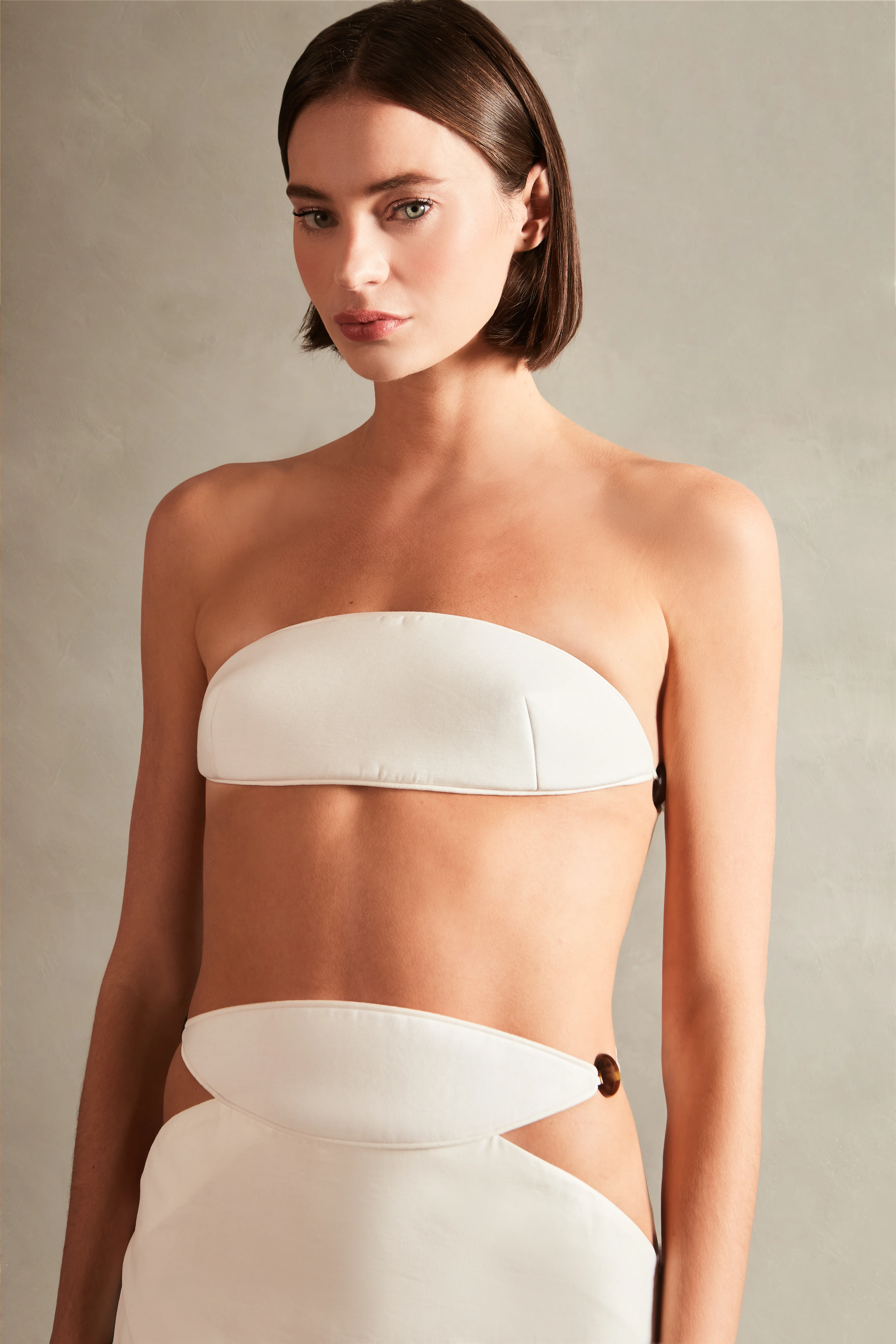 Vintage Orchid Solid Cut-Out Midi Skirt - Image 6