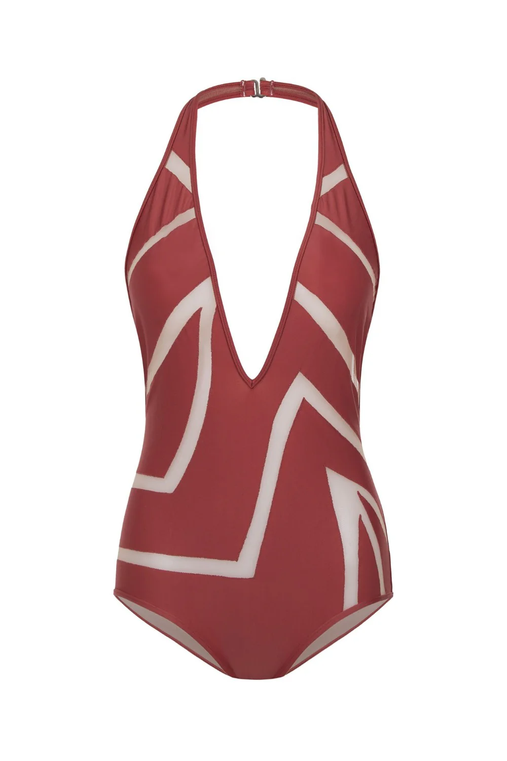Zebra Halterneck Swimsuit - Image 4